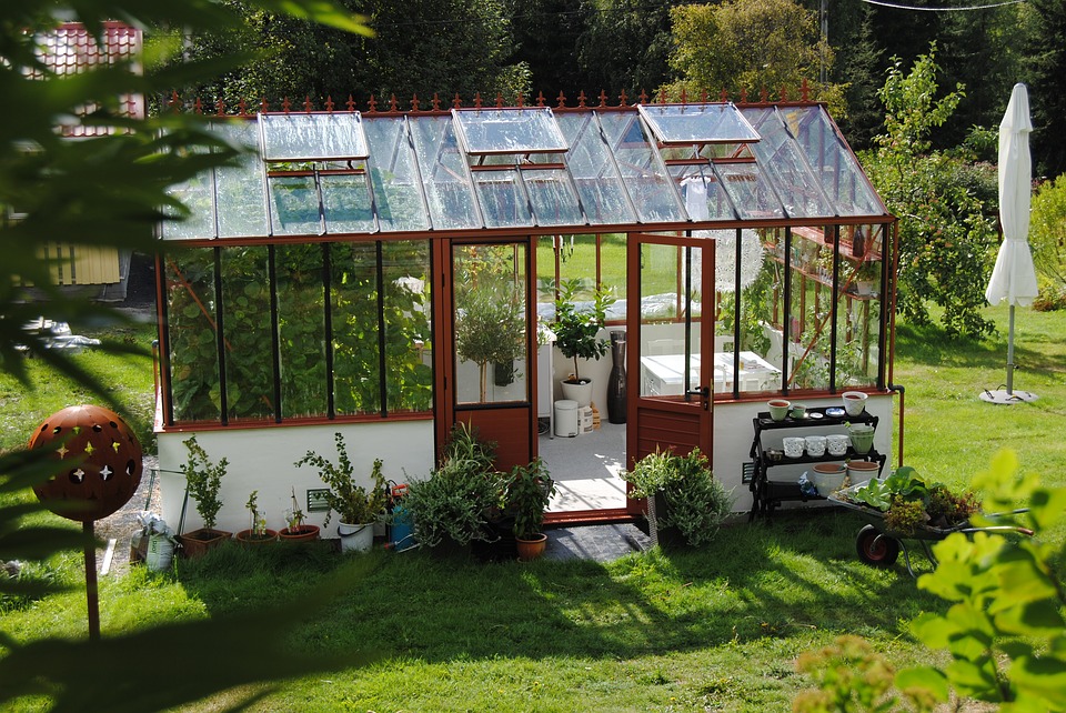 serre de jardin déco potager